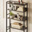 Calirose 23.6" W x 68 "H x 9.4" D Over The Toilet Storage with 4-tier shelf & 4 hooks-875606889