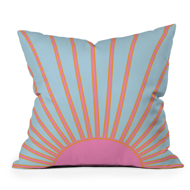 Housse et insert de coussin décoratif carré en polyester Regina, H 18 po x l 18 po