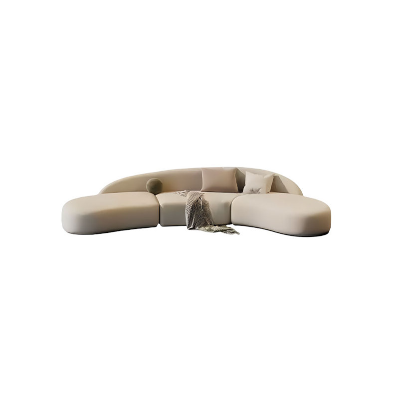 Canapé courbé, H 25,59 po x l 133,86 po x P 35,43 po, 6