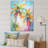 Kuerten Popart Palm Trees III Framed On Canvas Print-1934229719-1934229713