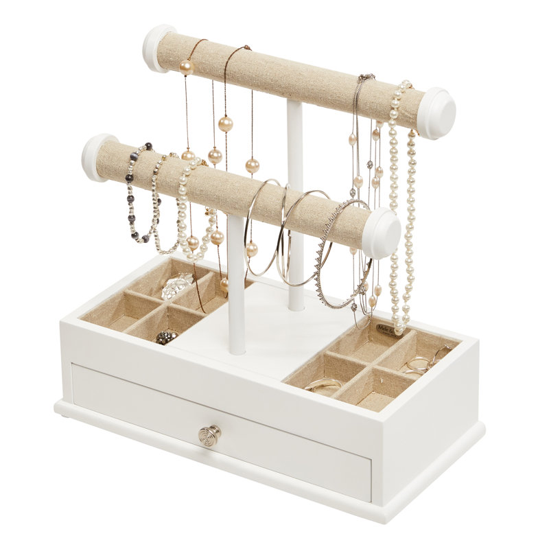 Boîte à bijoux avec organisateur