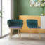 Fauteuil large en velours 22,8 po Reimo-604441392