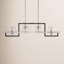 Luminaire suspendu linéaire à 4 lumières pour îlot de cuisine Laird