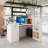 Jodanna L-Shaped Synthetic Laminate Reception Desk