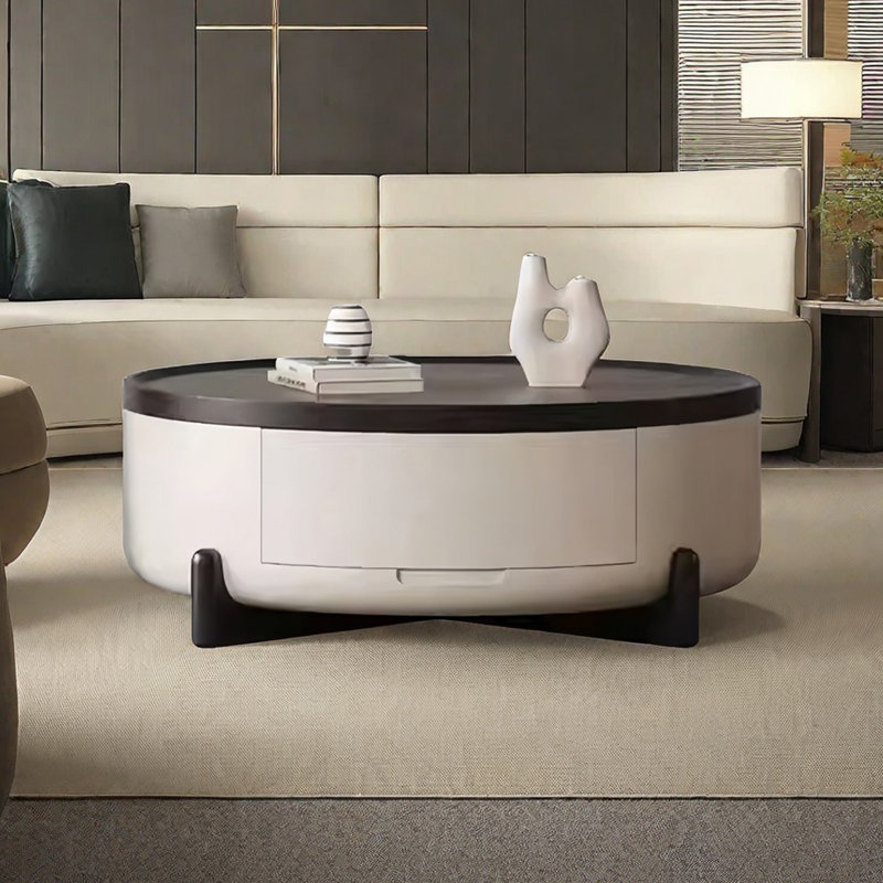Table basse ronde de luxe légère