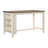 Antique Multifunctional Counter Height Set With Table And Four Stools, Ideal For Dining Nook And Space - Saving Decor-1682325269-1682325271-1682325288