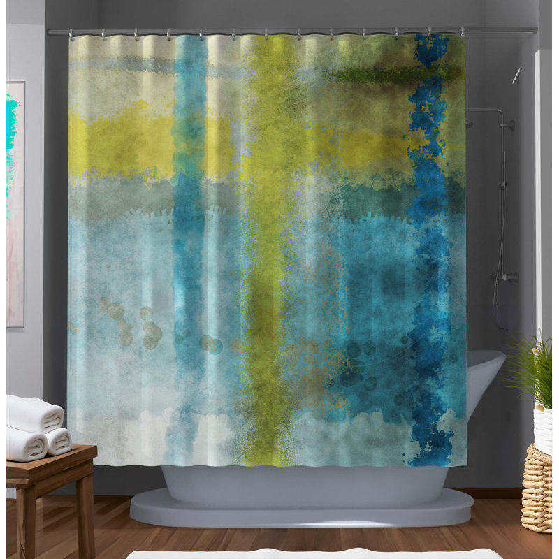 Rideau de douche abstrait Lokey