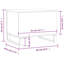 Table basse vidaXL-498182011