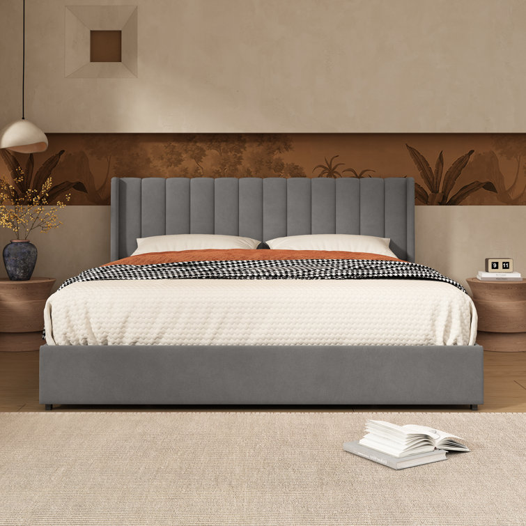 Jeilyn Upholstered Platform Drawer Storage Bed (incomplete)