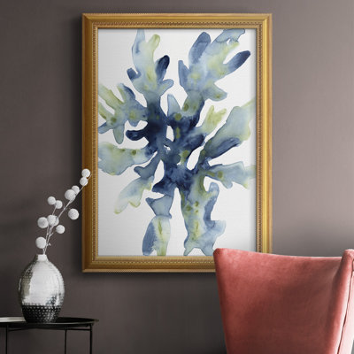 Toile encadrée de qualité supérieure liquide corail IV - prête à être accrochée