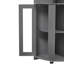 3 Tier Corner Shelf and Cabinet 50*50*118CM-835280928