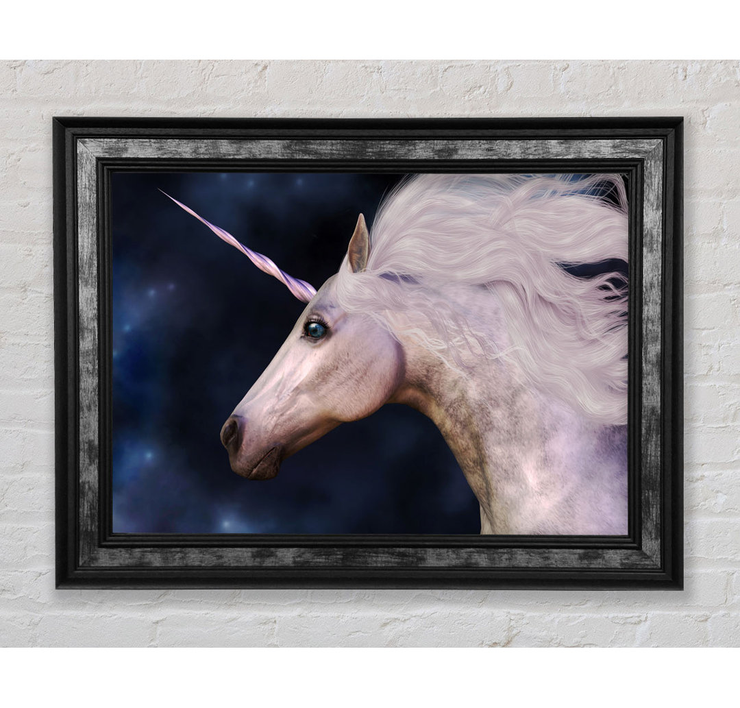 Atemberaubendes Universal Unicorn - Einzelner Bilderrahmen Kunstdrucke