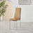 Tierra Modern Glass & Metal Extendable Dining Table Set & 6 Luxury Faux Leather Dining Chairs-701453836