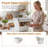 3 PCS Storage Bins on Wheels with Stay-Open Lid for Kitchen Bedroom Laundry Closet-627476099