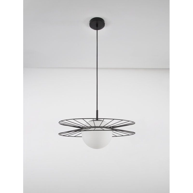 1 - Light Black Unique/Statement Pendant