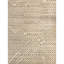 Hand Knotted Geometric Area Rug in Ivory/Brown-1802179233