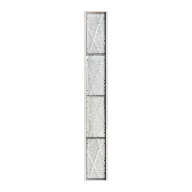 Éclairage pour meuble-lavabo à 2 lumières DEL à intensité variable Lucus, Nickel poli
