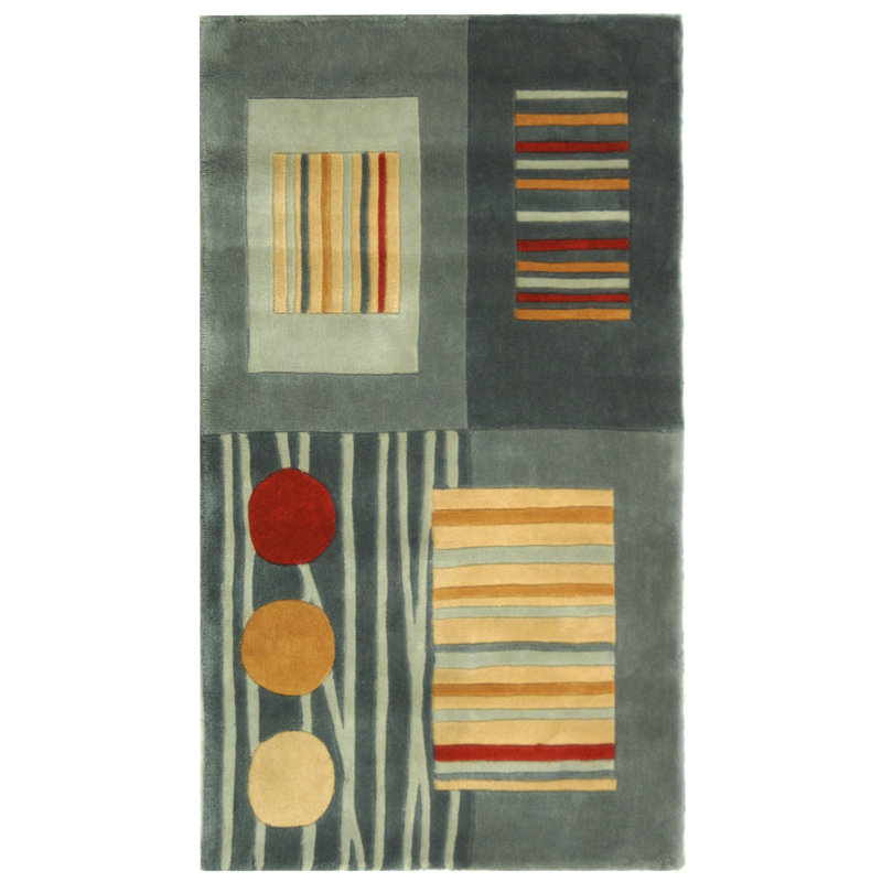 Rodeo Drive Hand Tufted Wool Pile Rug, Round 7'9"