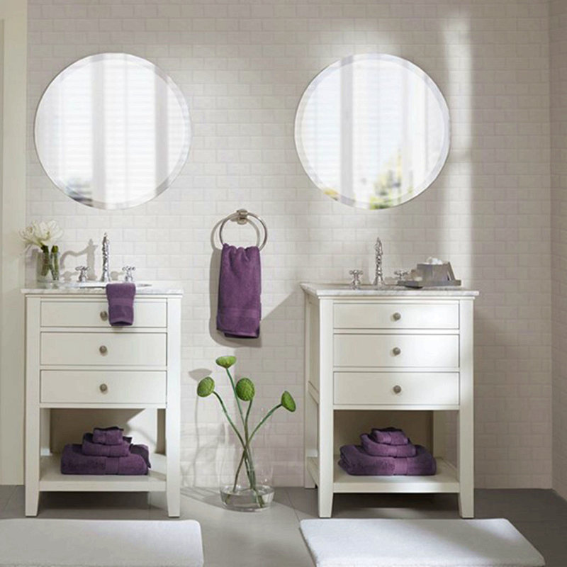 100% Cotton 8 Piece Antimicrobial Towel Set, Purple