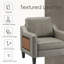 Fauteuil large en similicuir rembourré-92197389