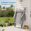 Chaise Adirondack pliante en PEHD robuste, capacité 350 lb, chaise Adirondack d'extérieur avec porte-gobelet pour patio, pelouse et balcon-1495186476