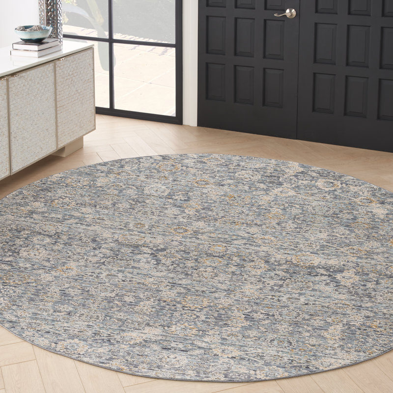Oriental Indoor Rug, Round 7'10"