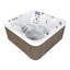 Ebern Designs CALIMA 5270V 6 Person 33 - Jet Square Hot Tub in Brown