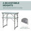 Table de camping portable