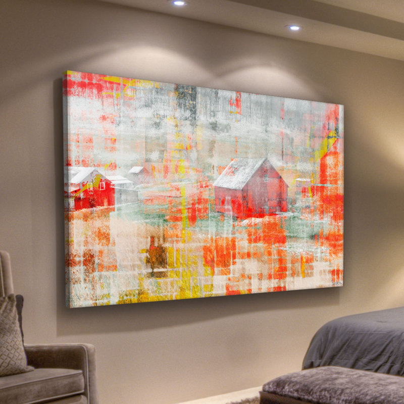 Gattaca «Barn», reproduction d'art sur toile tendue, 16 po x 24 po