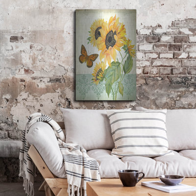  «Summertime Botanicals 7» par Jean Plout, art mural en métal, 24 po x 36 po