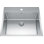 Évier de cuisine encastré avec crépine L 25 po x l 22 po Brookmore