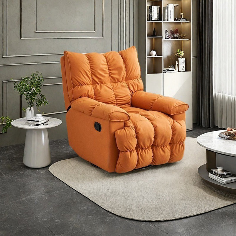 Elbeni, Orange Leather, Rocker/Swivel