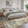 Pavelina Abstract Morden Machine Washable Brown / Beige / Gray Indoor  Non-Slip Area Rugs