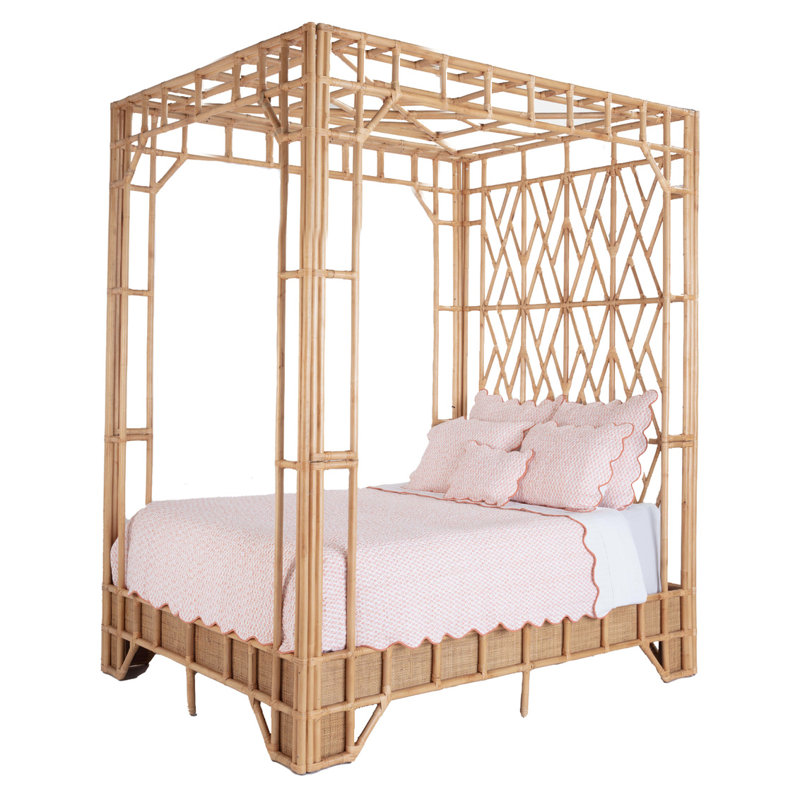 Amanda Lindroth Paradise Canopy Bed, Queen