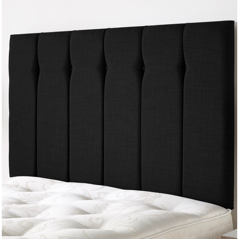 Altair Upholstered Headboard, Small Double (4'), Ebony