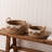 Seagrass Storage Baskets Set of 2 Macrame Fringe Tassels Rope Handles Boho Home Organizer