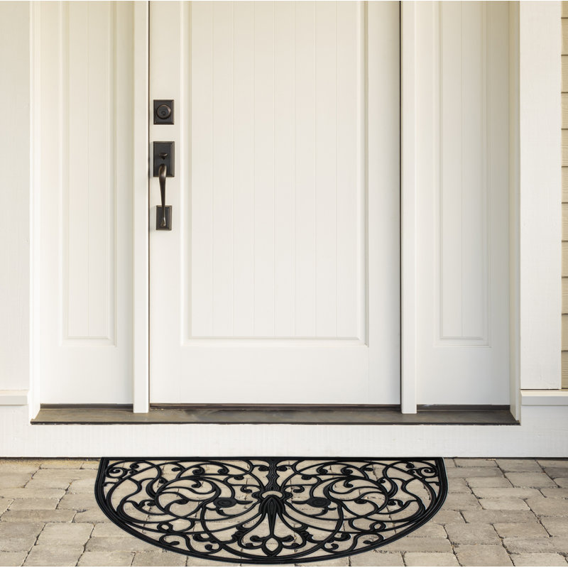 Tapis d'extérieur antidérapant à arche française 36 po x 24 po Gemmenne