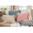 Macramé Down Filled Cotton Throw Pillow-2015955744