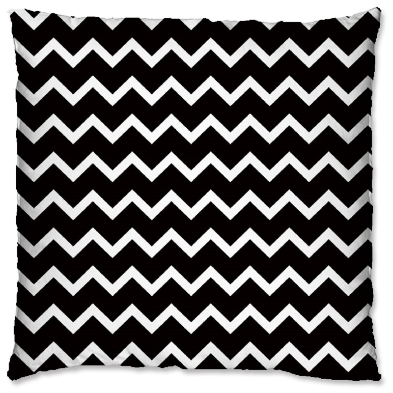 Indoor / Outdoor Square Cushion, Black