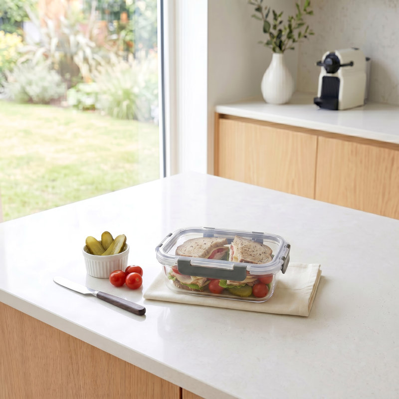  Rangement pour aliments en verre borosilicaté de 1520 ml
