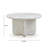 Nesting Indoor/Outdoor Marble Coffee Tables