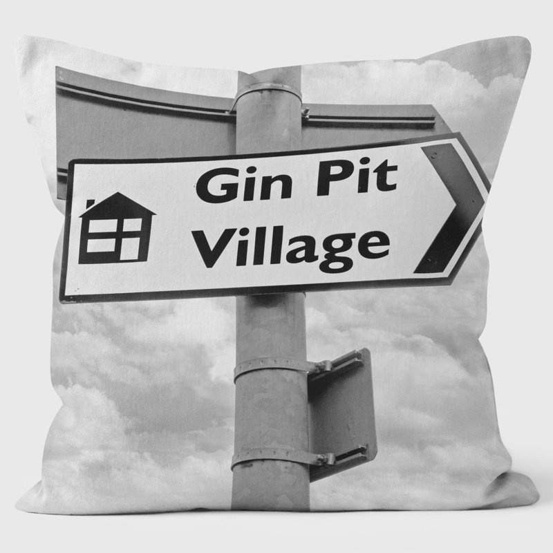 Gin Pit Village - Lesser Spotted Britain Cushion