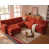 Chenille orange sélectionné