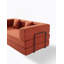 Canapé-lit convertible avec coussin cylindrique et cadre de forme fixe pour des espaces de vie multifonctionnels.-716275505