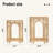 Set of 2 PE Rattan Outdoor Side Table with Storage