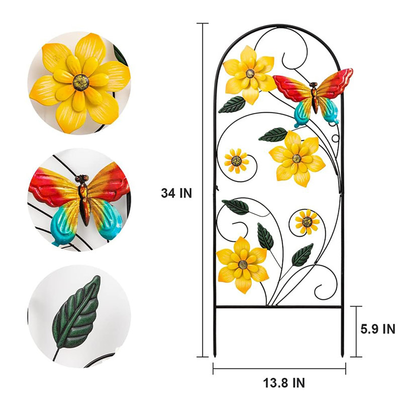 Piquets de jardin 34 po