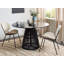 Curtus Acacia Round Solid Wood Dining Table-1940521673