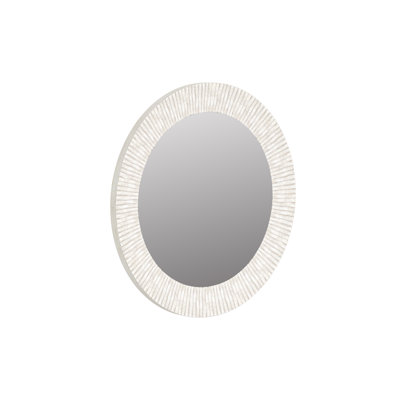 Ashlar Round Mirror