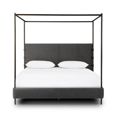 Anderson Upholstered King Canopy Bed