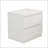 White Nightstand with Thickened Top Plate-821987130